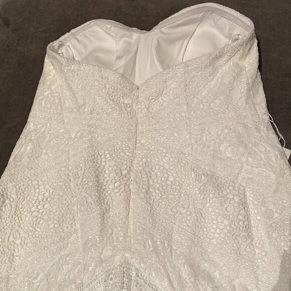 Women’s Bohemian Wedding Dress Zip Up Back with Ivory Lining Size 18W NWT - Picture 4 of 10